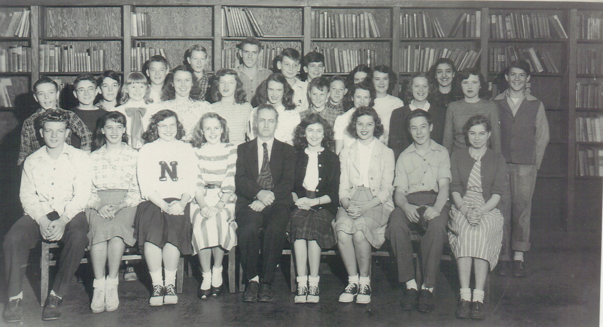 Alexander Park 8th Grade - abt. 1947