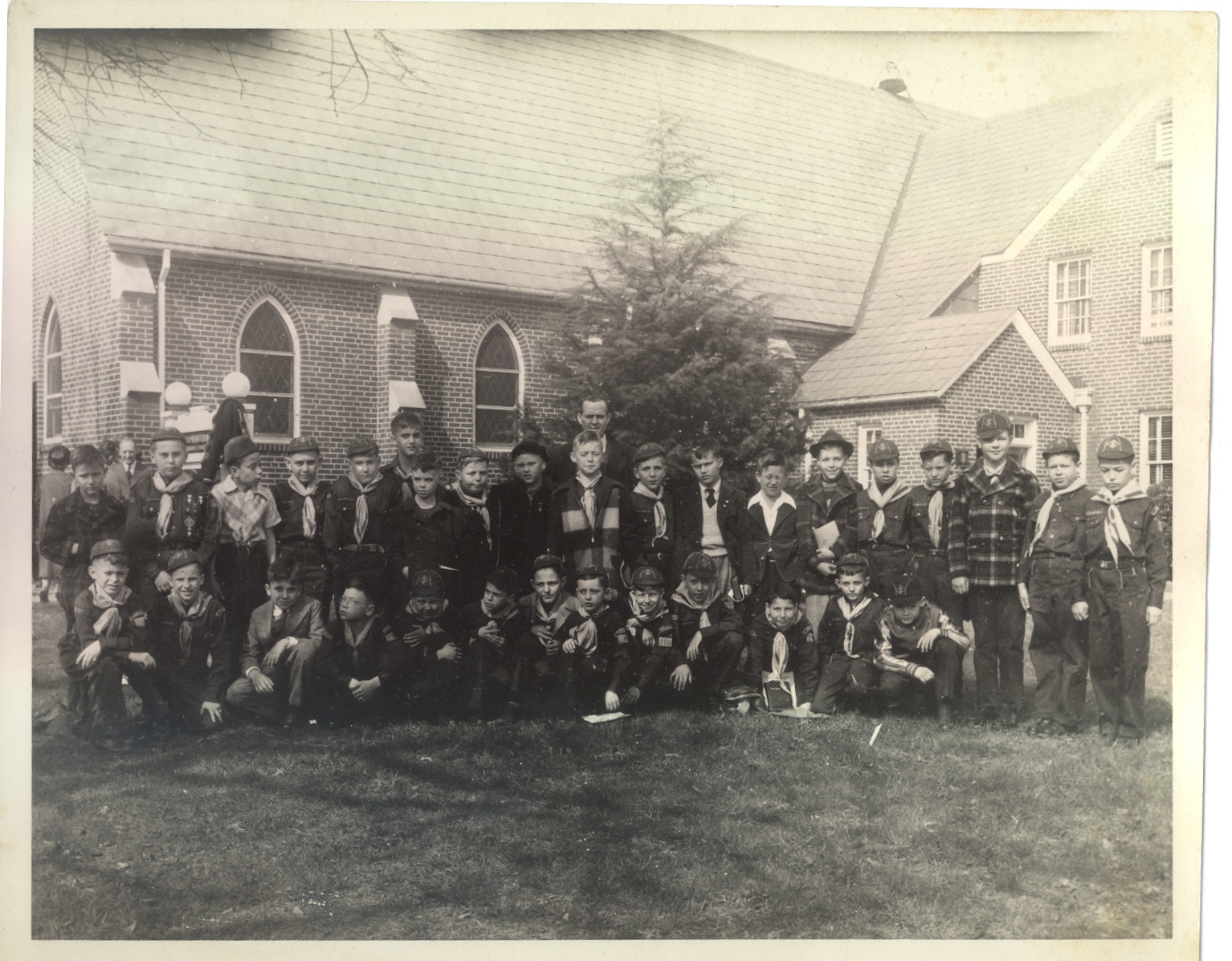 Cub Scouts - Presbyterian Church - about 1950
