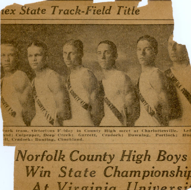 abt. 1923-24 Cradock Track Team
