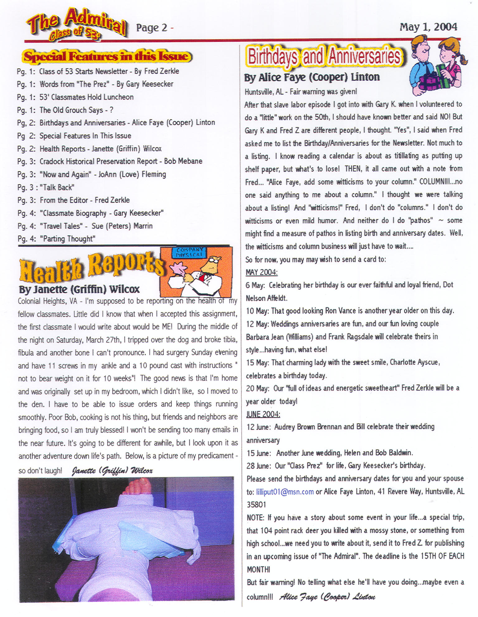 The Admiral - May 2004 - pg. 2