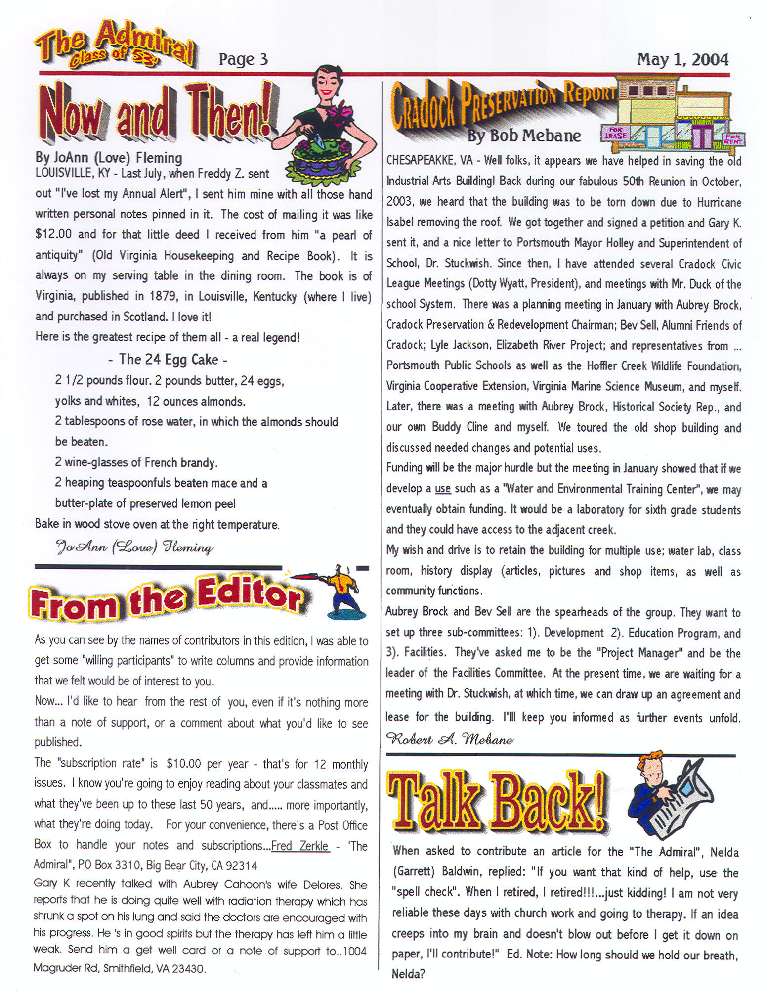 The Admiral - May 2004 - pg. 3