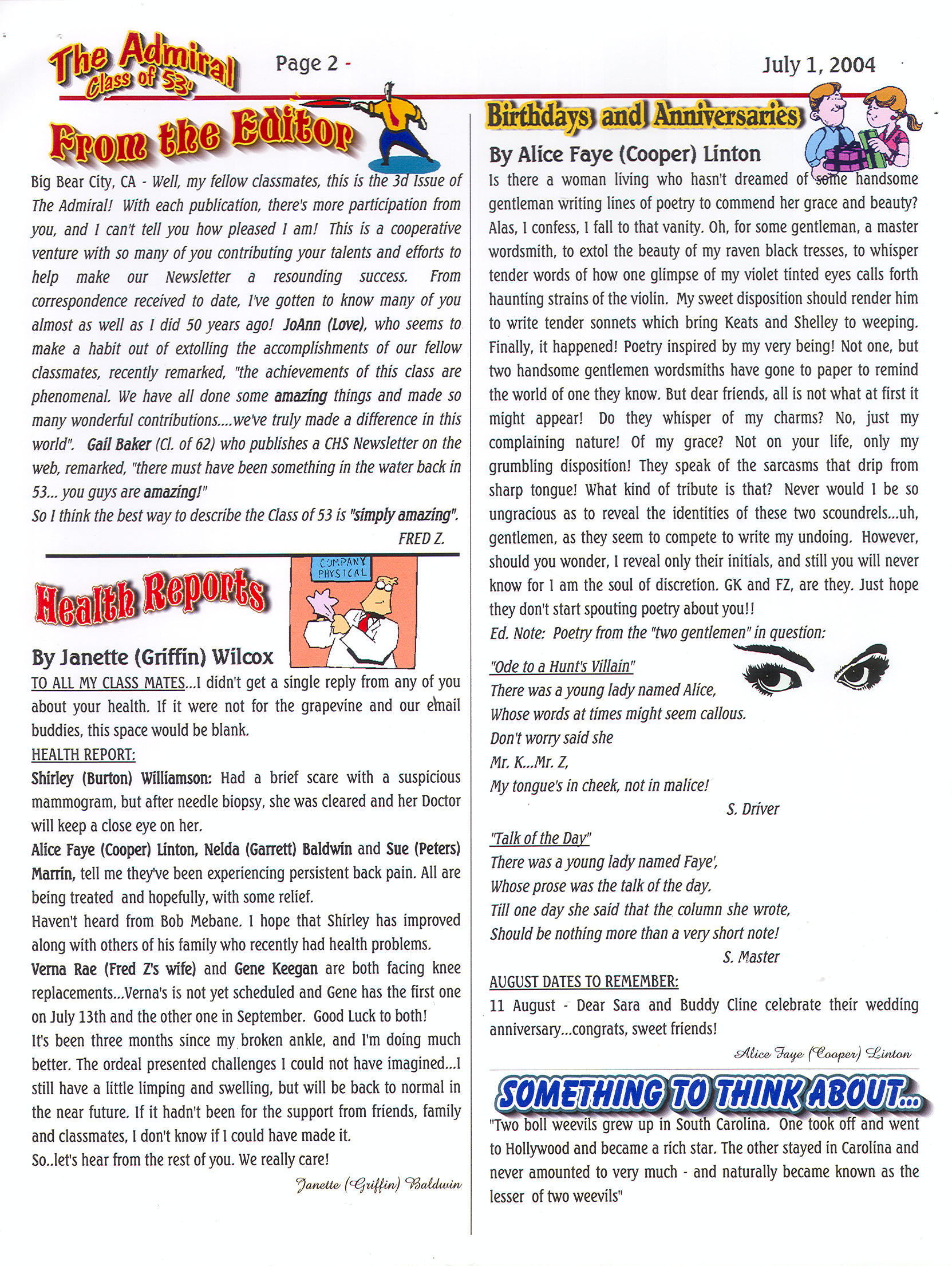 The Admiral - July 2004 - pg. 2