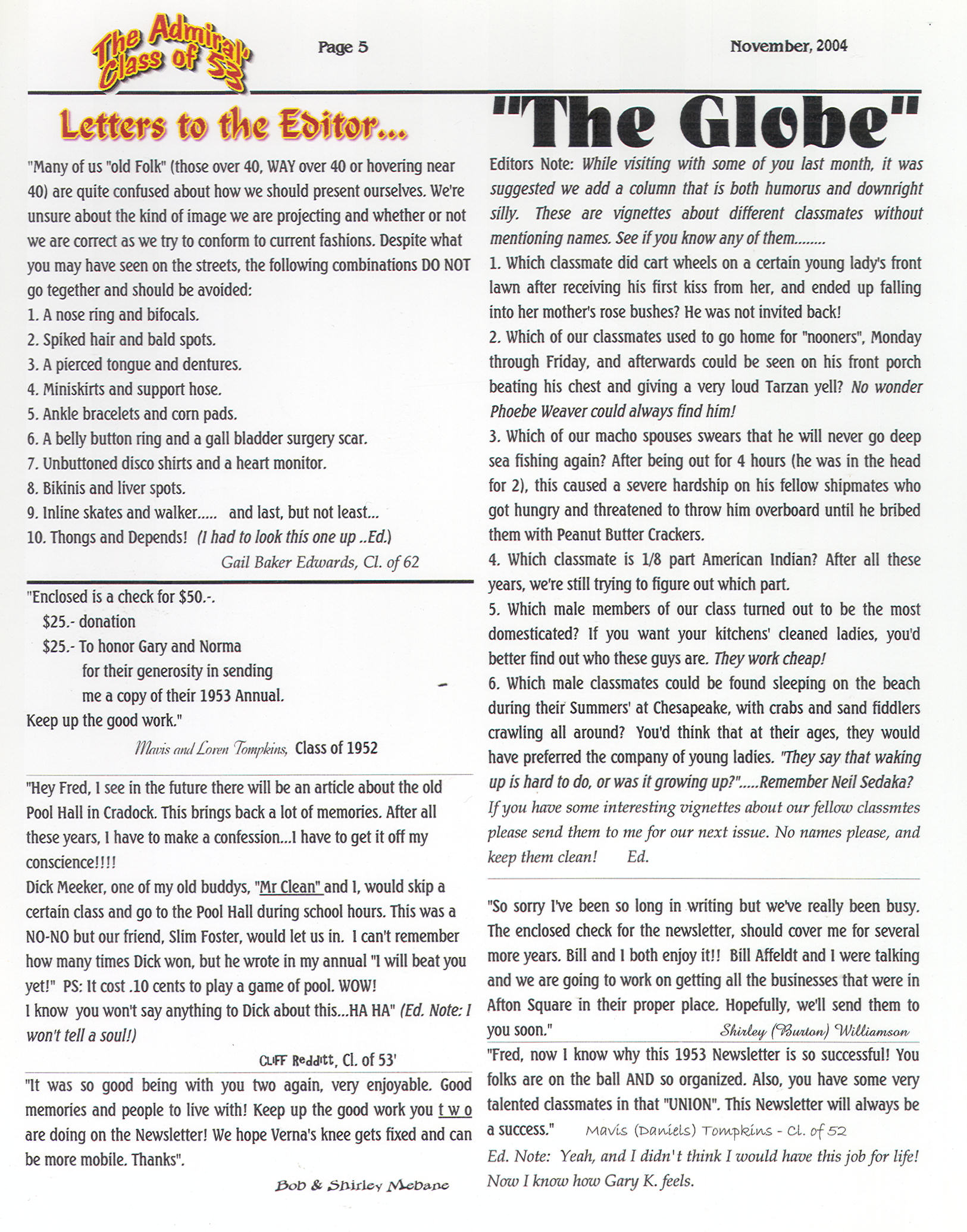 The Admiral - November 2004 - pg. 5