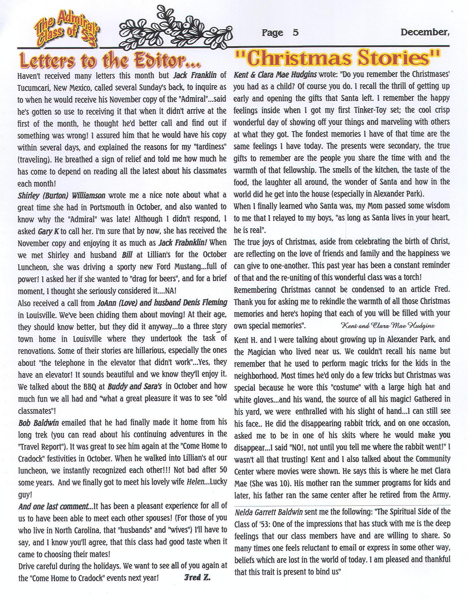 The Admiral - December 2004 - pg. 5