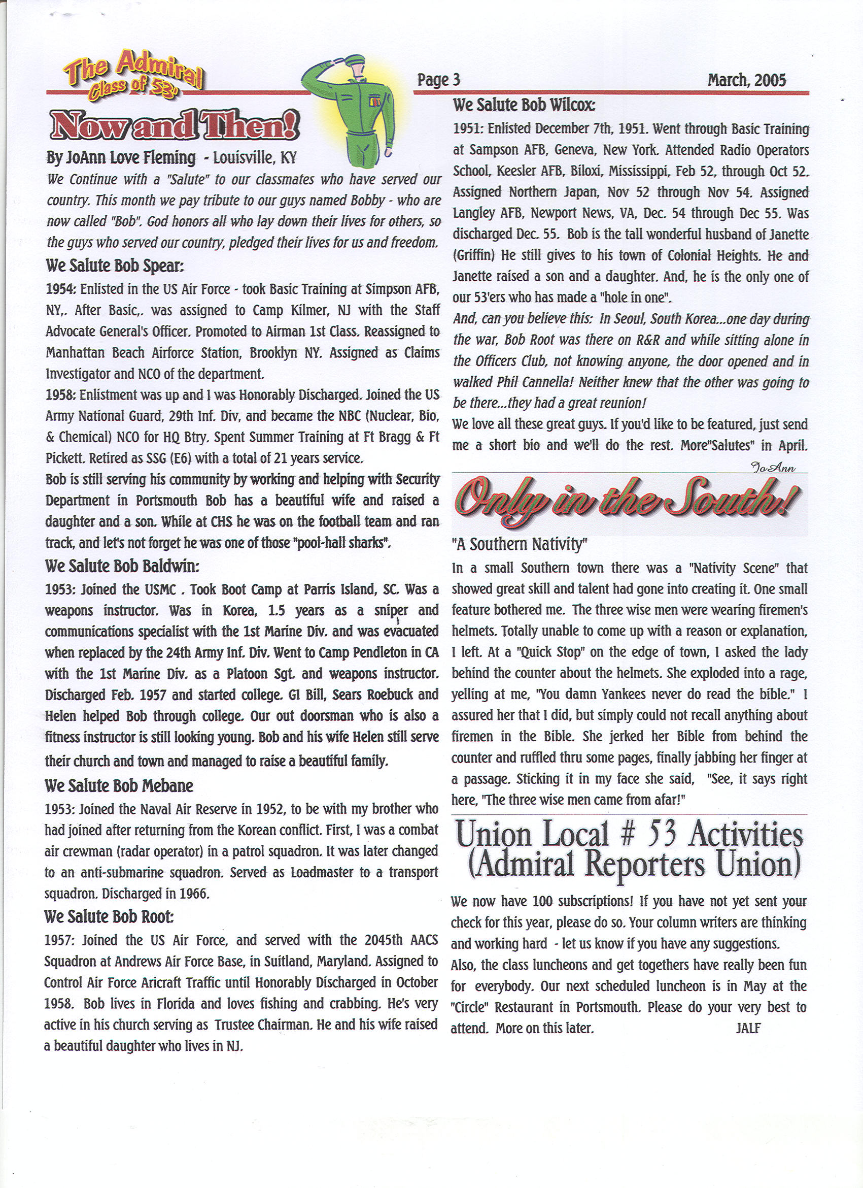 The Admiral - March 2005 - pg. 3