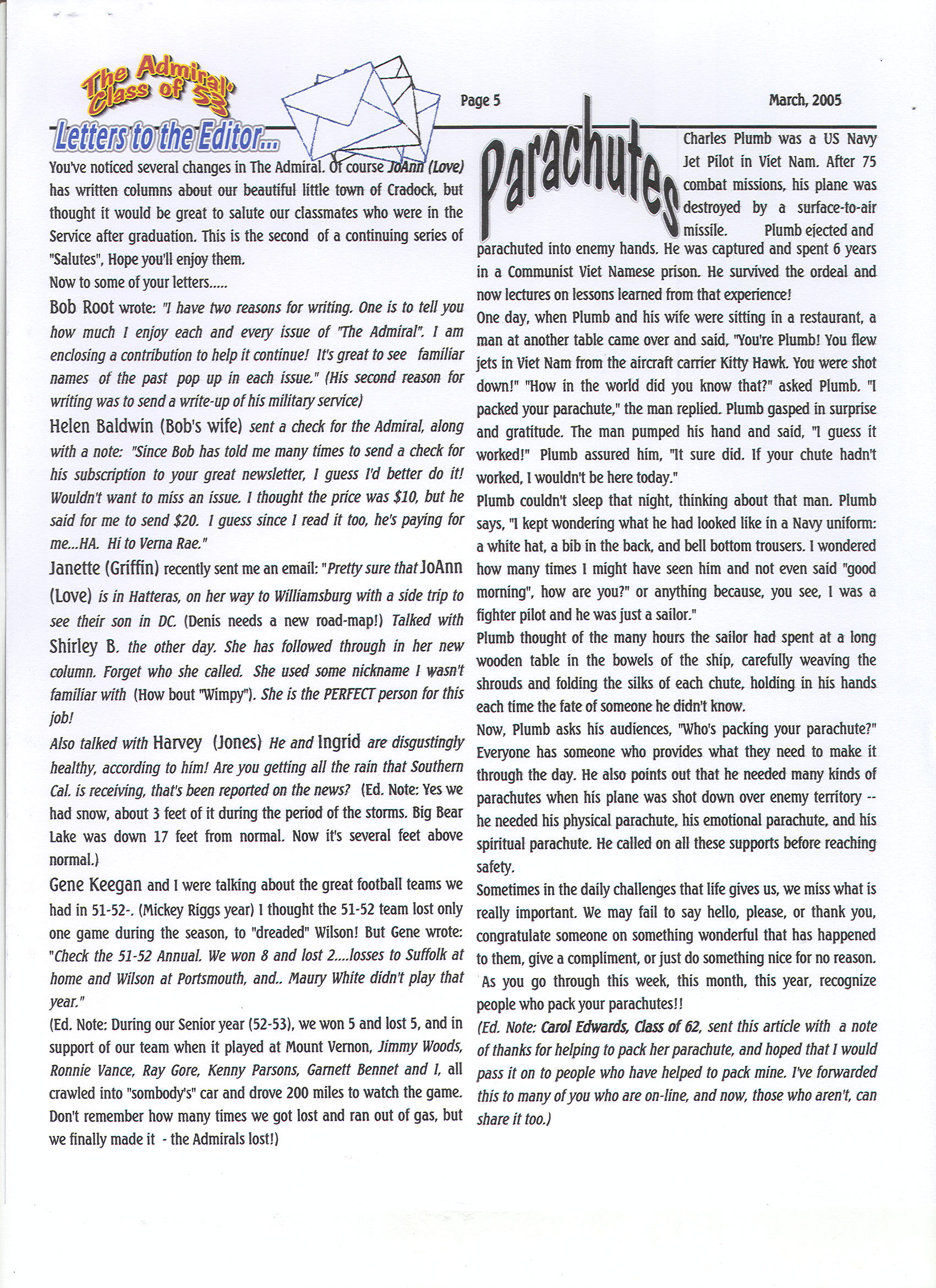 The Admiral - March 2005 - pg. 5
