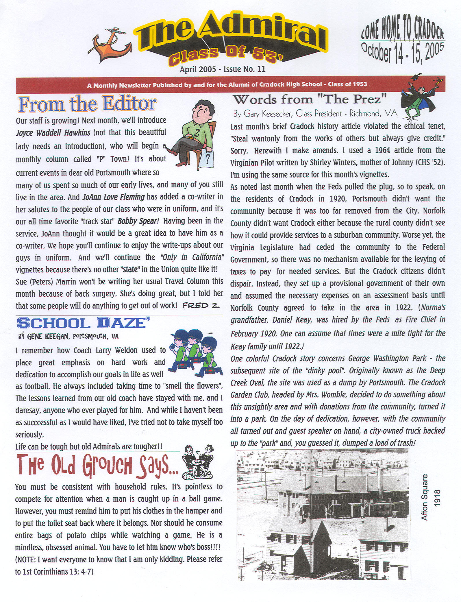 The Admiral - April 2005 - pg. 1
