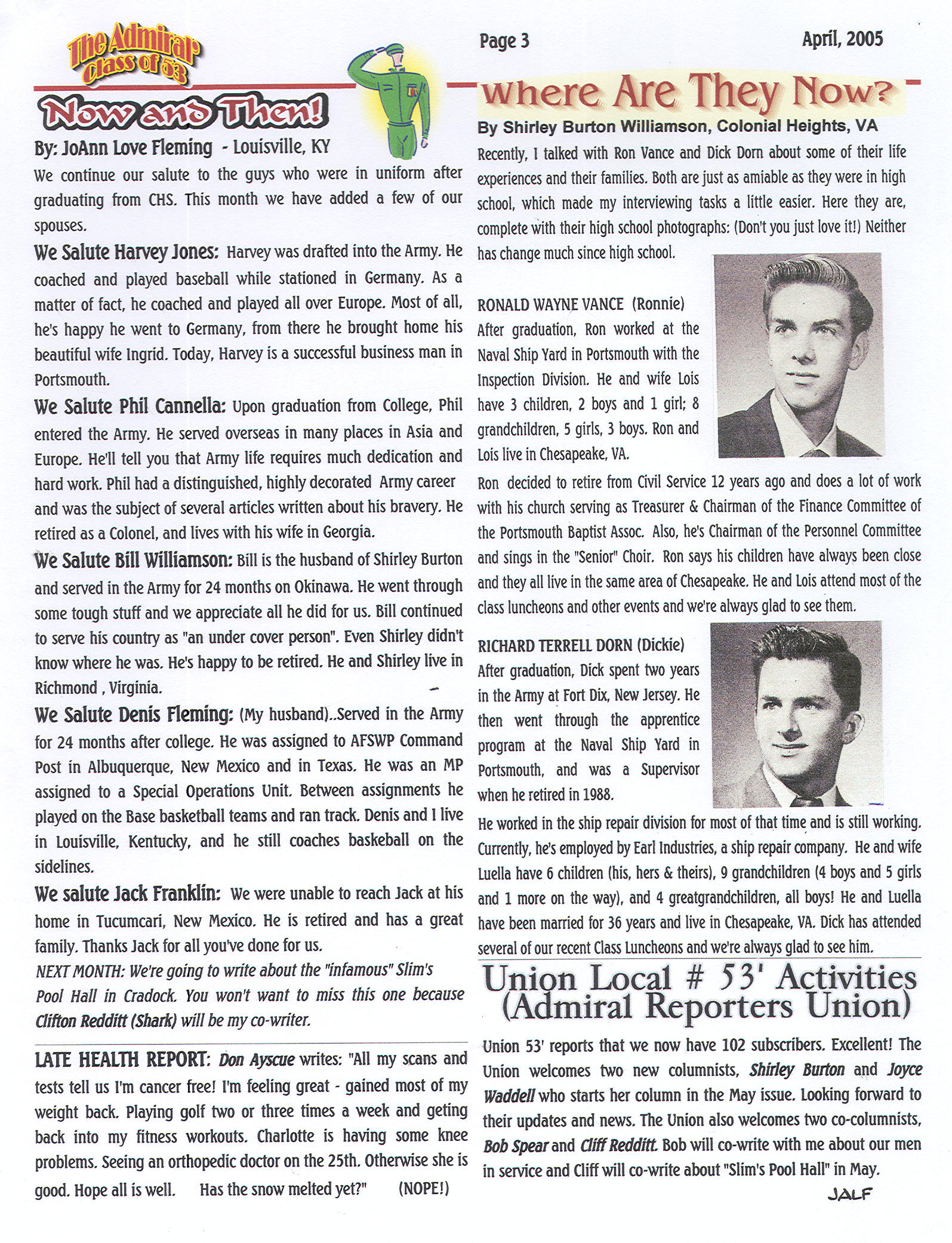 The Admiral - April 2005 - pg. 3