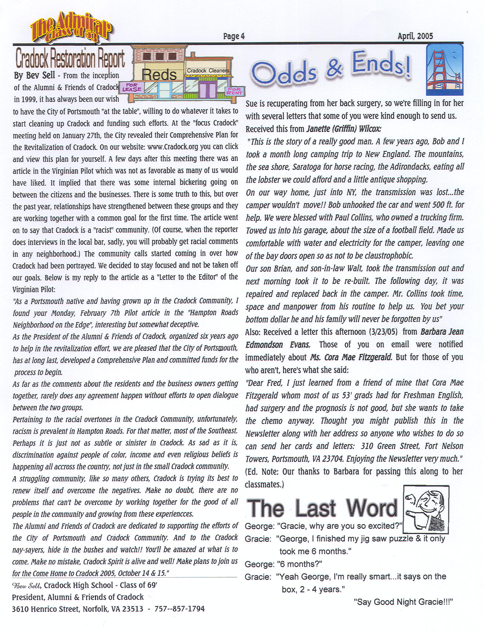 The Admiral - April 2005 - pg. 4