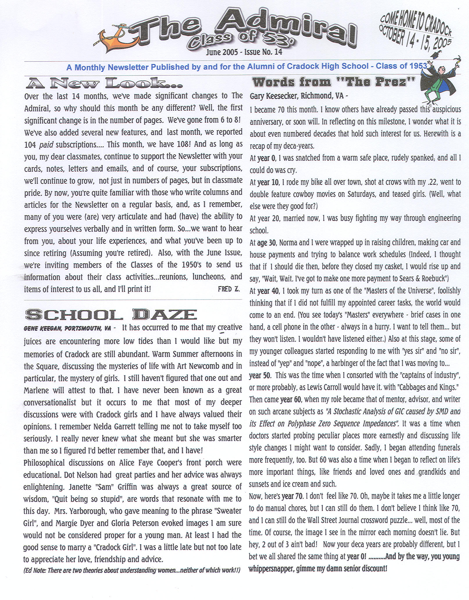 The Admiral - Jun 2005 - pg. 1