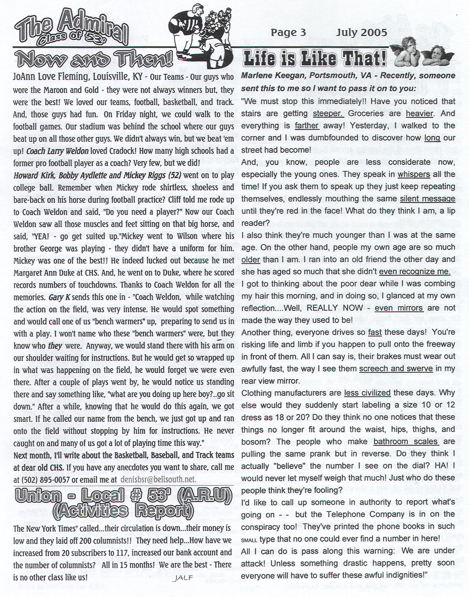 The Admiral - July 2005 - pg. 3