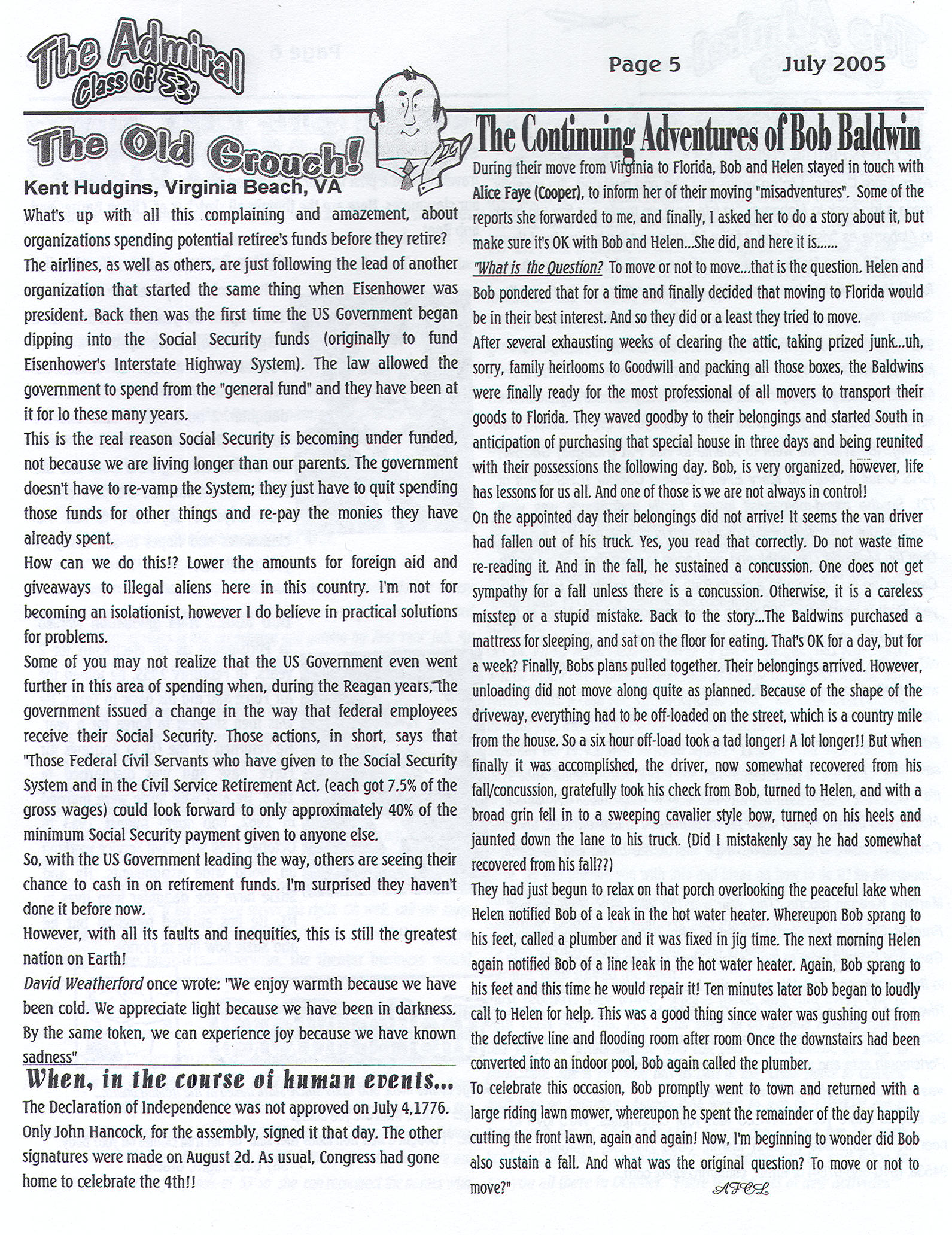 The Admiral - July 2005 - pg. 5