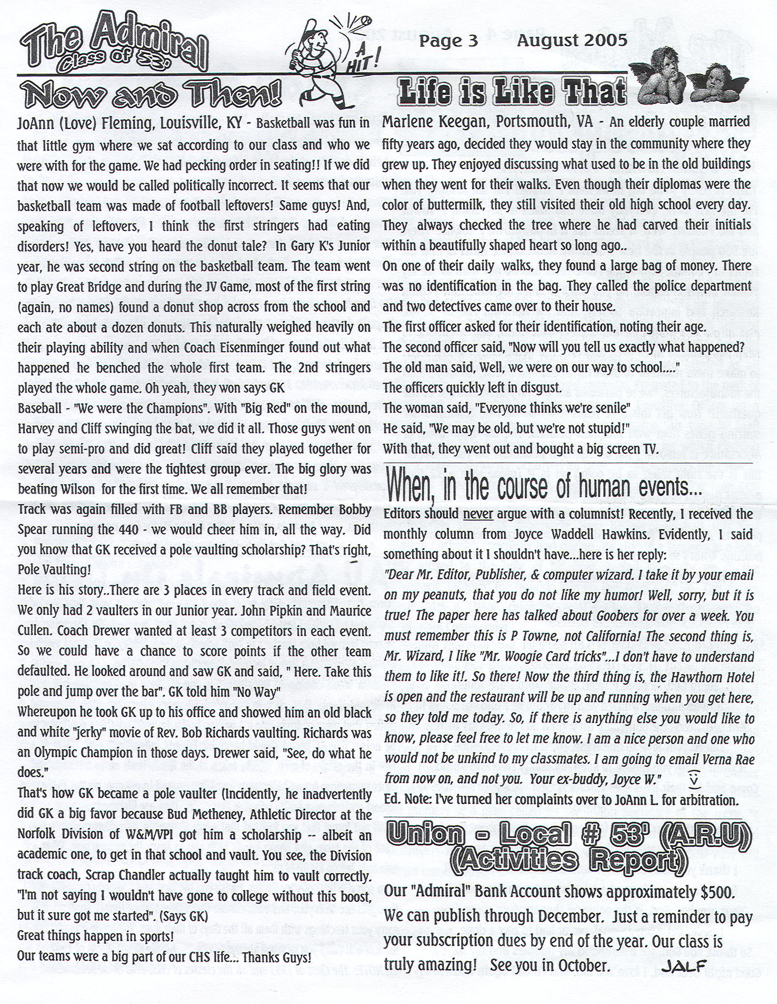 The Admiral - August 2005 - pg. 3