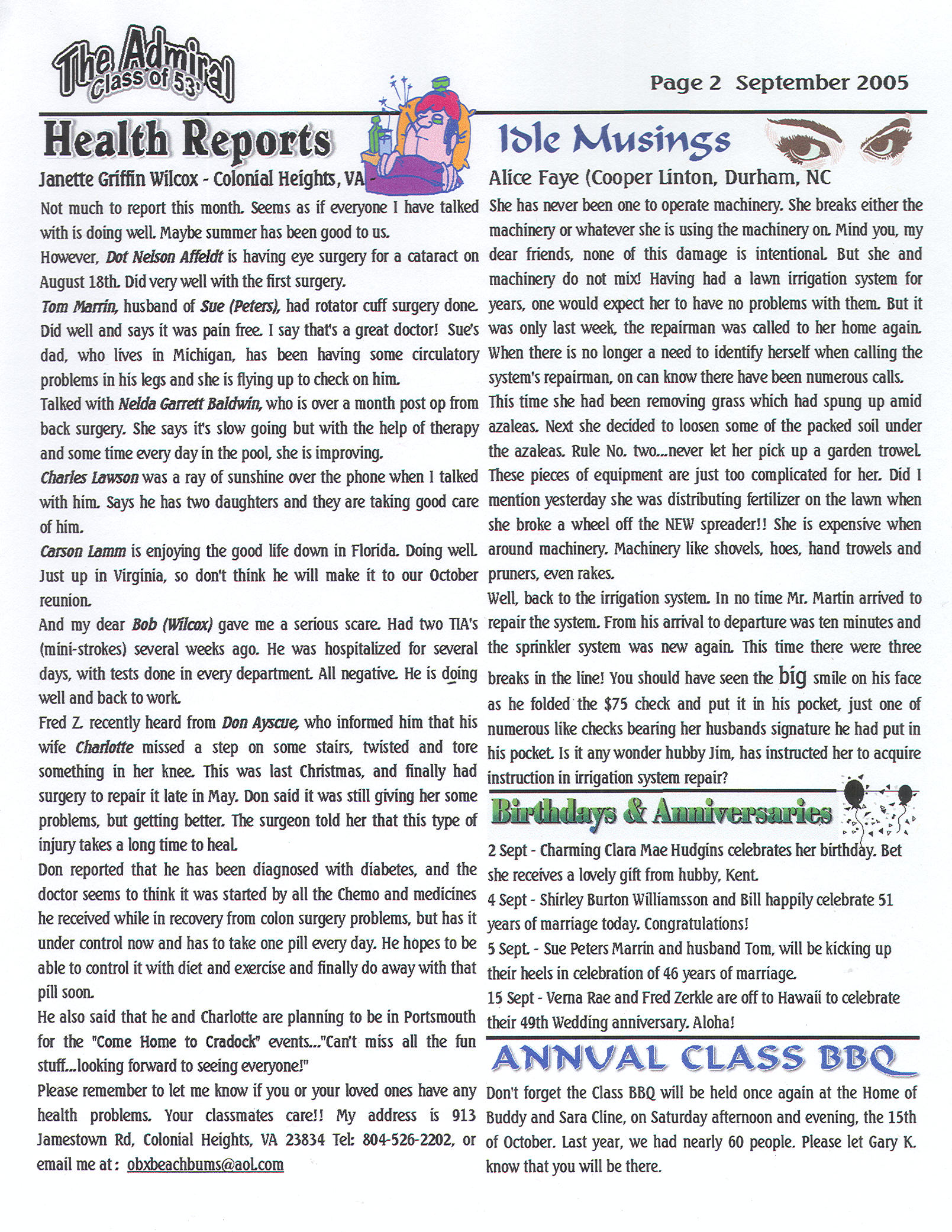 The Admiral - September 2005 - pg. 2
