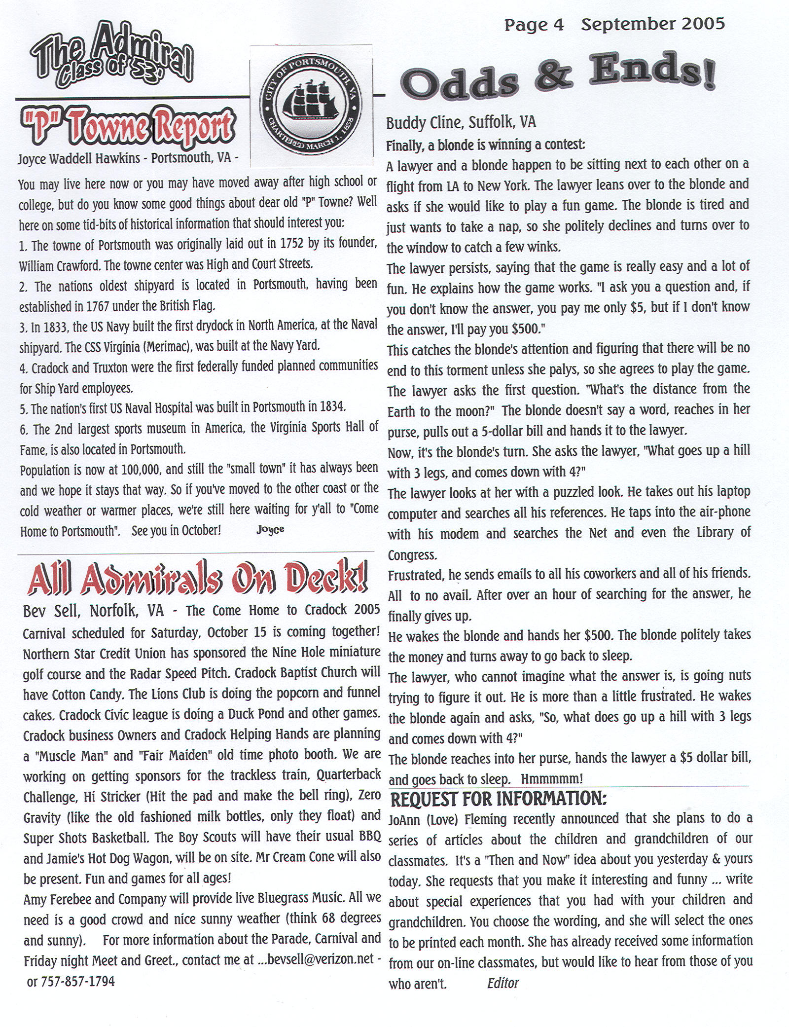 The Admiral - September 2005 - pg. 4