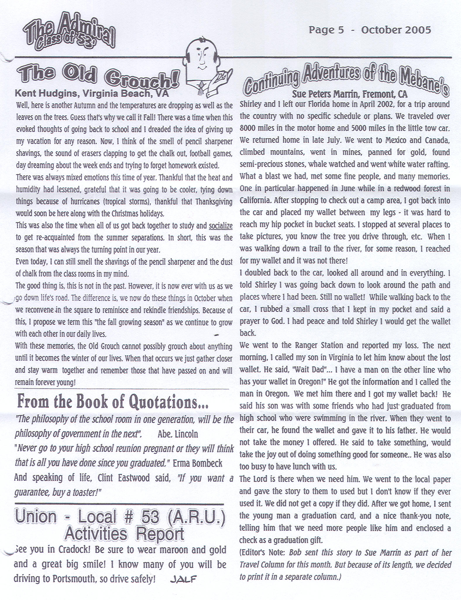 The Admiral - October 2005 - pg. 5