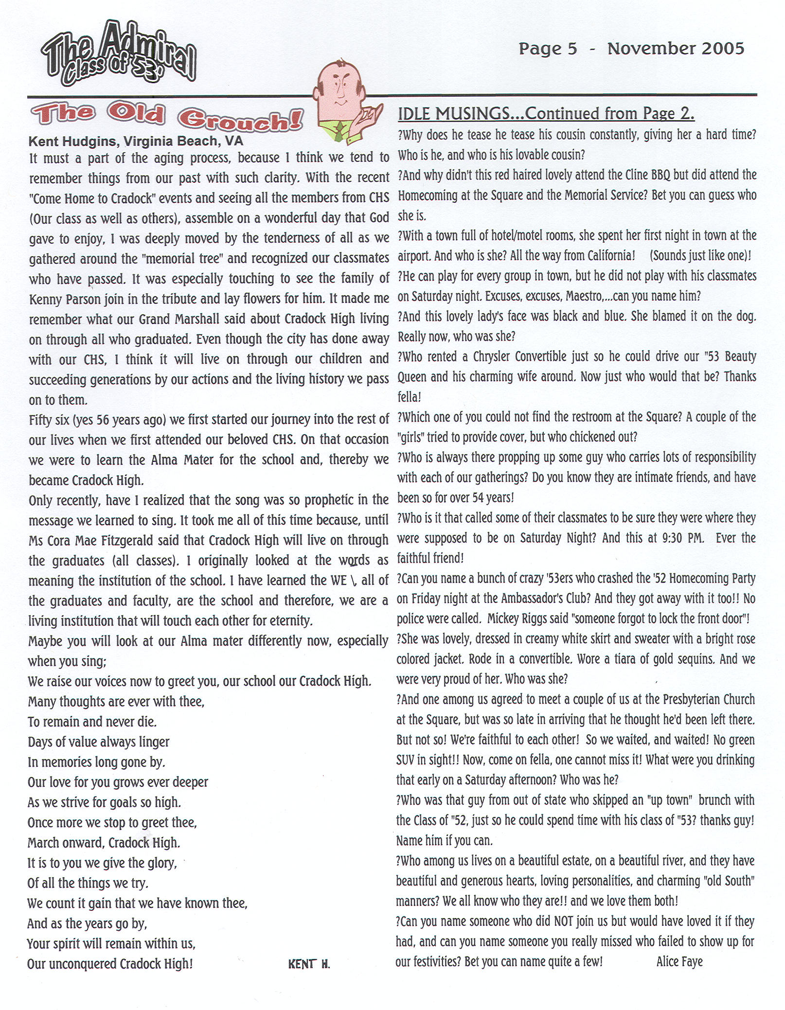 The Admiral - November 2005 - pg. 5