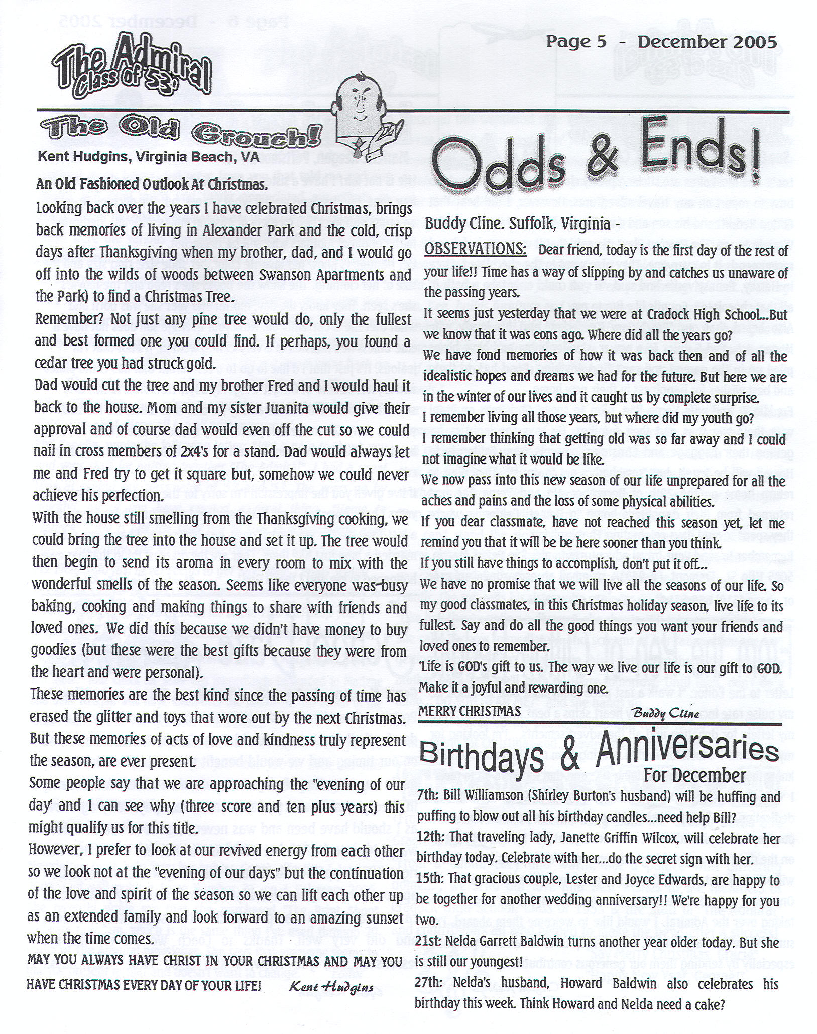 The Admiral - December 2005 - pg. 5