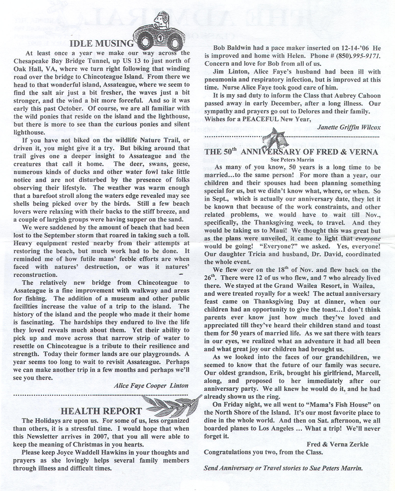 The Admiral - January 2007 - pg. 2
