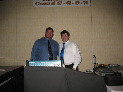 Our DJ's, Kevin Byrum and Reggie Byrum (white shirt)