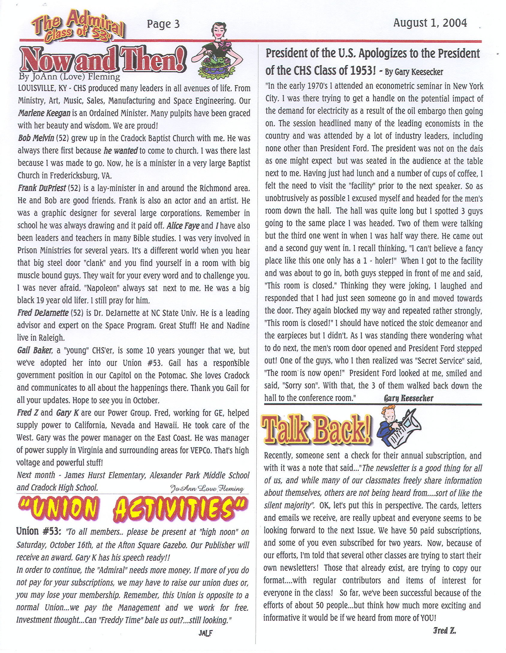The Admiral - August 2004 - pg. 3